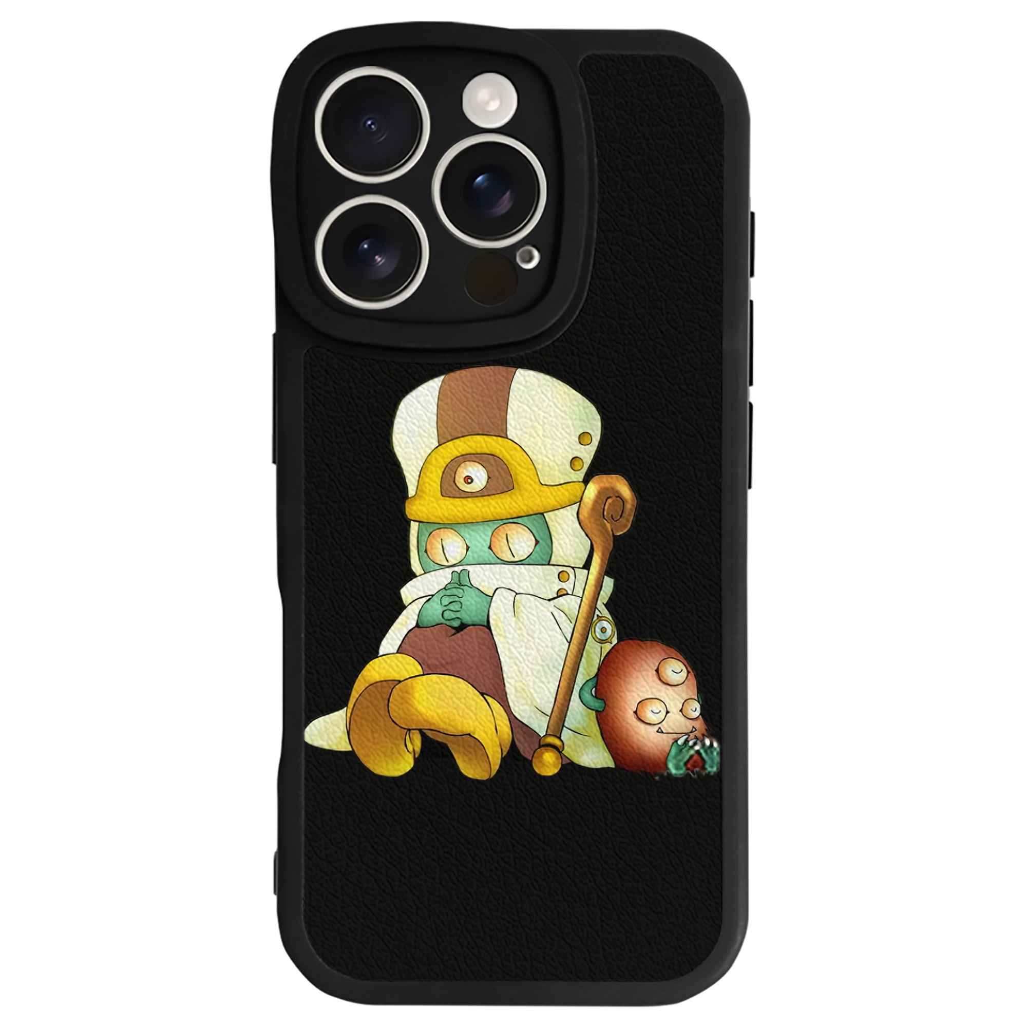 遊☆戯☆王 Yu-Gi-Oh! 【iPhone 16シリーズ対応】シリコンスマホケース（レザー調） 材質：シリコン